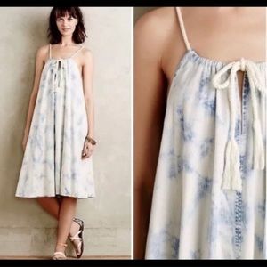 Holding Horses Denim Chambray Dress Anthropologie Size Large